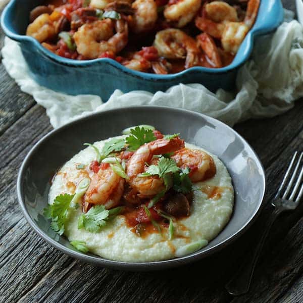 Spicy Sriracha Shrimp and Grits Recipe