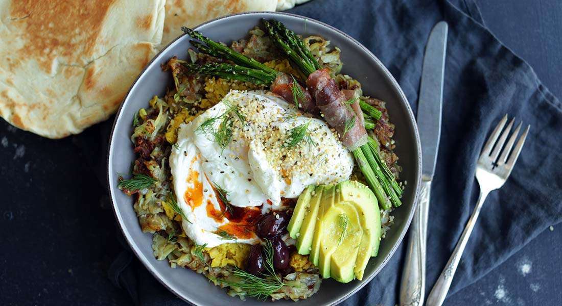 Healthy Breakfast Bowl Recipe with Toasted Hemp Hearts