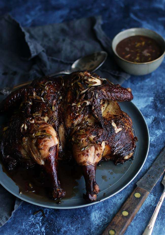 Marinated Chicken Recipe with Soy and Red Wine