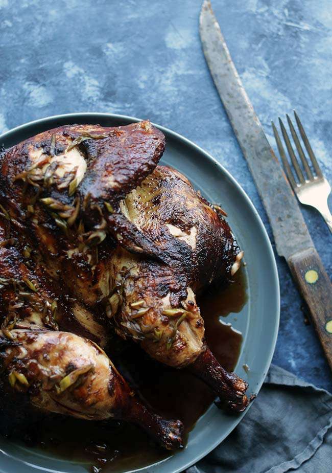 Marinated Chicken Recipe with Soy and Red Wine