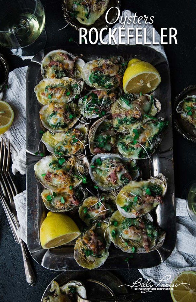 Oysters Rockefeller Recipe Billy Parisi, Simple Creations Chef Inspired