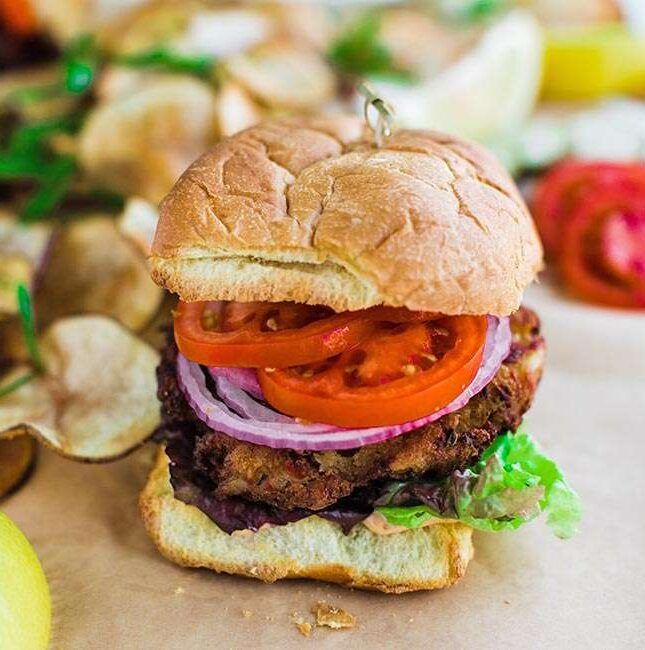 Homemade Crab Cakes Sandwich Recipe with Garlic Aioli