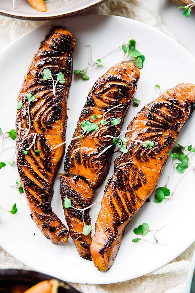 Brown Sugar Salmon Recipe with Soy Sauce and Bourbon - Chef Billy Parisi