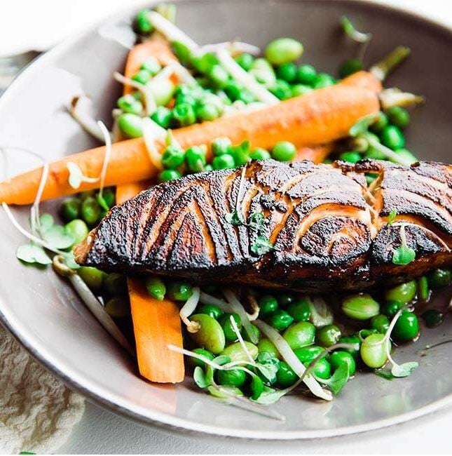 Brown Sugar Salmon Recipe with Soy Sauce and Bourbon - Chef Billy Parisi