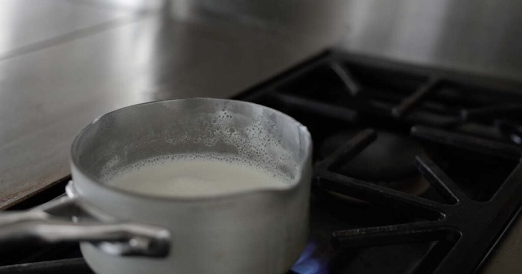 warming milk