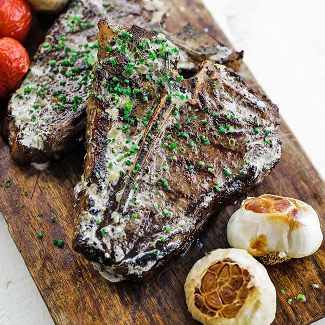 T Bone Steak Recipe With Lemon Butter Chef Billy Parisi