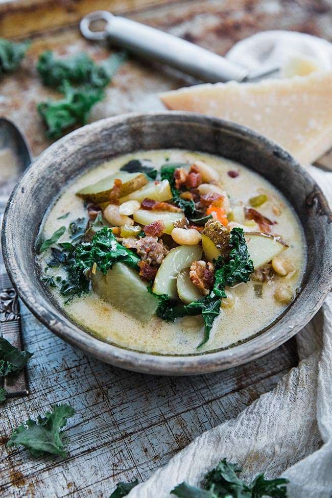 zuppa toscana recipe with sausage and beans