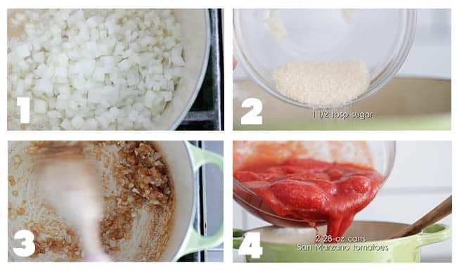 step by step procedures on preparing tomato soup