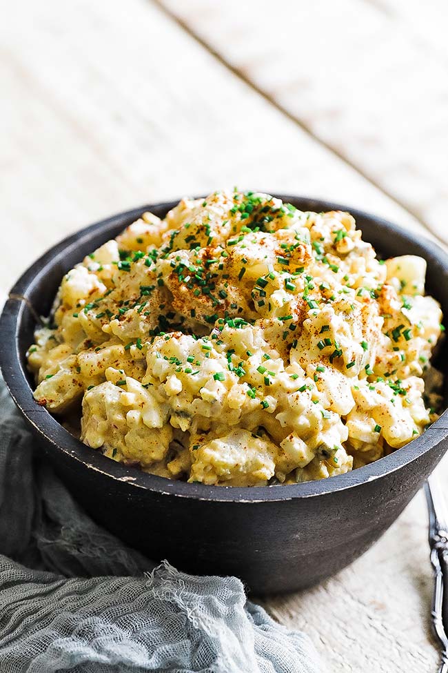 bowl of potato salad