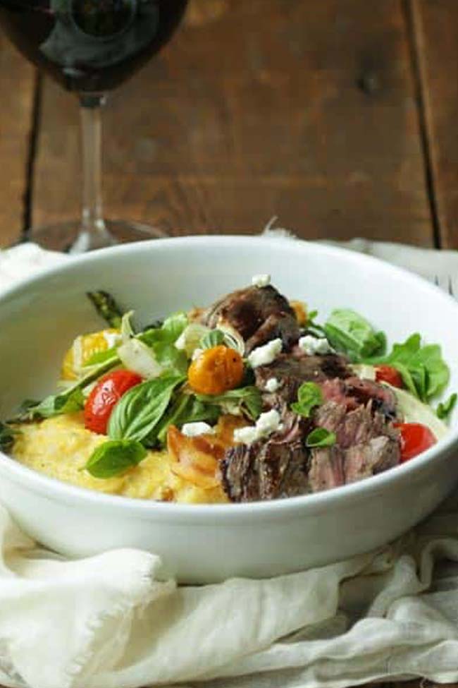 Grilled Skirt Steak Recipe with Polenta Chef Billy Parisi