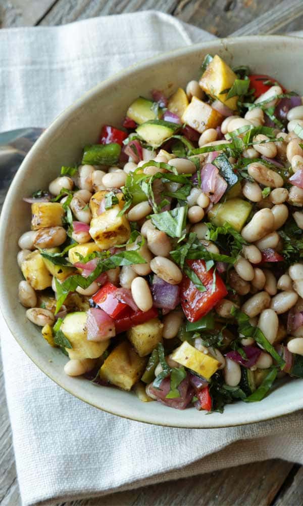 Mediterranean Vegetable and Bean Salad Recipe