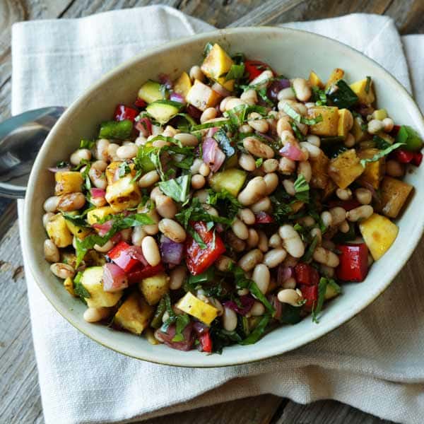 Mediterranean Vegetable and Bean Salad Recipe