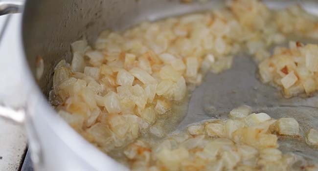 caramelizing onions