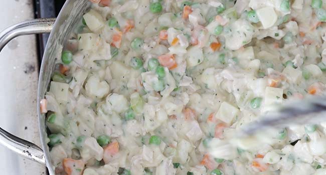 turkey pot pie filling