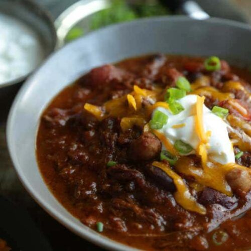 Slow Cooked Brisket Chili Recipe Chef Billy Parisi