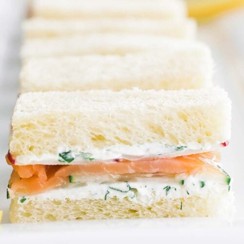 Smoked Salmon Tea Sandwiches Recipe Chef Billy Parisi