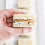 Smoked Salmon Tea Sandwiches (Canapés) Story - Momsdish