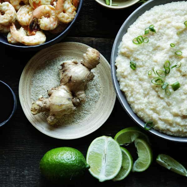 Teriyaki Shrimp Recipe and Farina Grits