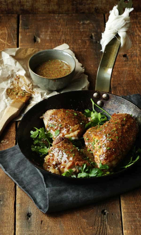 Honey Balsamic Mustard Glazed Chicken Recipe