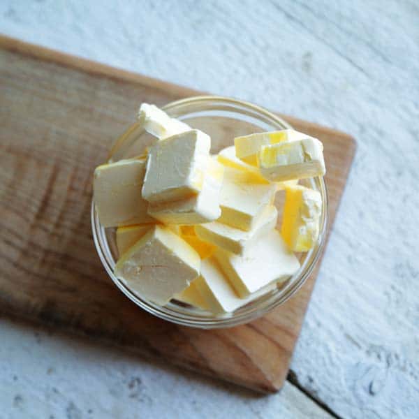 beurre coupé glacé