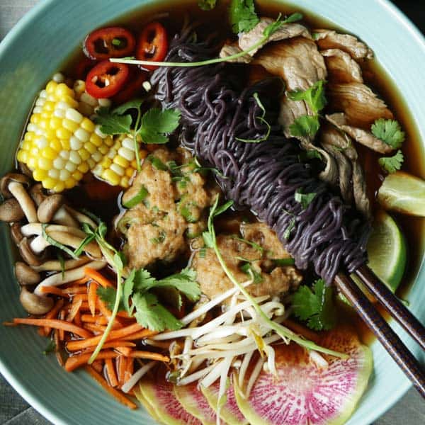 soy is made with pho Summer Recipe Pho with Beef Dumplings Scallion Soy soy is made with pho Summer Recipe Pho with Beef Dumplings Scallion Soy