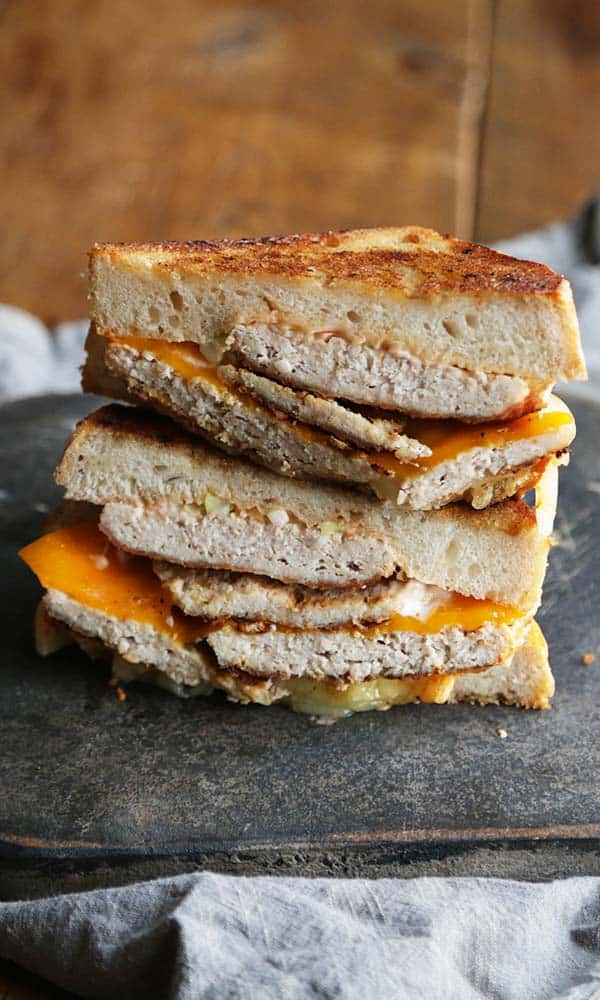 Turkey Burger Frisco Melt with Sriracha 1000 Island