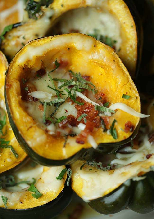 Roasted Sweet and Savory Acorn Squash