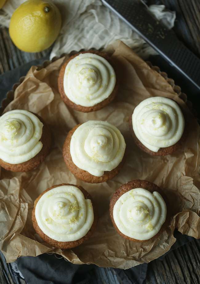 Olive Oil Cupcakes with Lemon Butter Cream