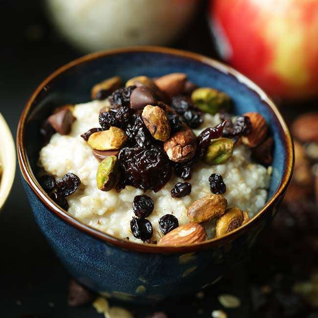 Trail Mix Steel Cut Oats Recipe