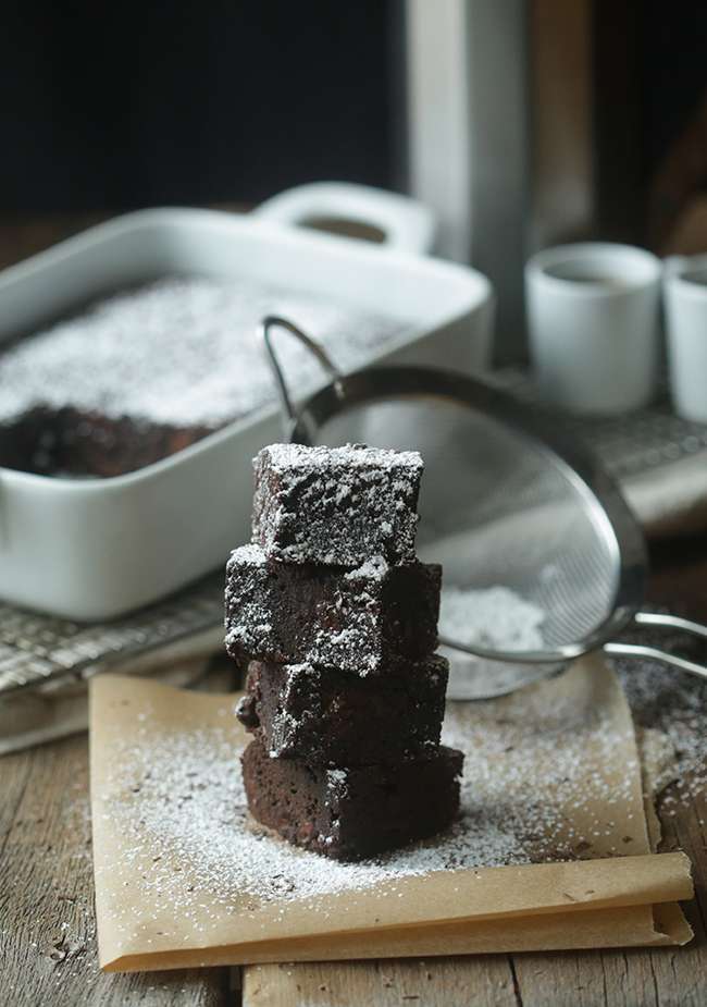 Leftover Coffee Chocolate Brownies Recipe