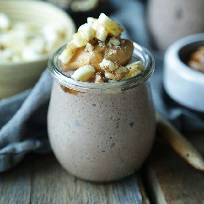 Overnight Chocolate Quinoa Pudding