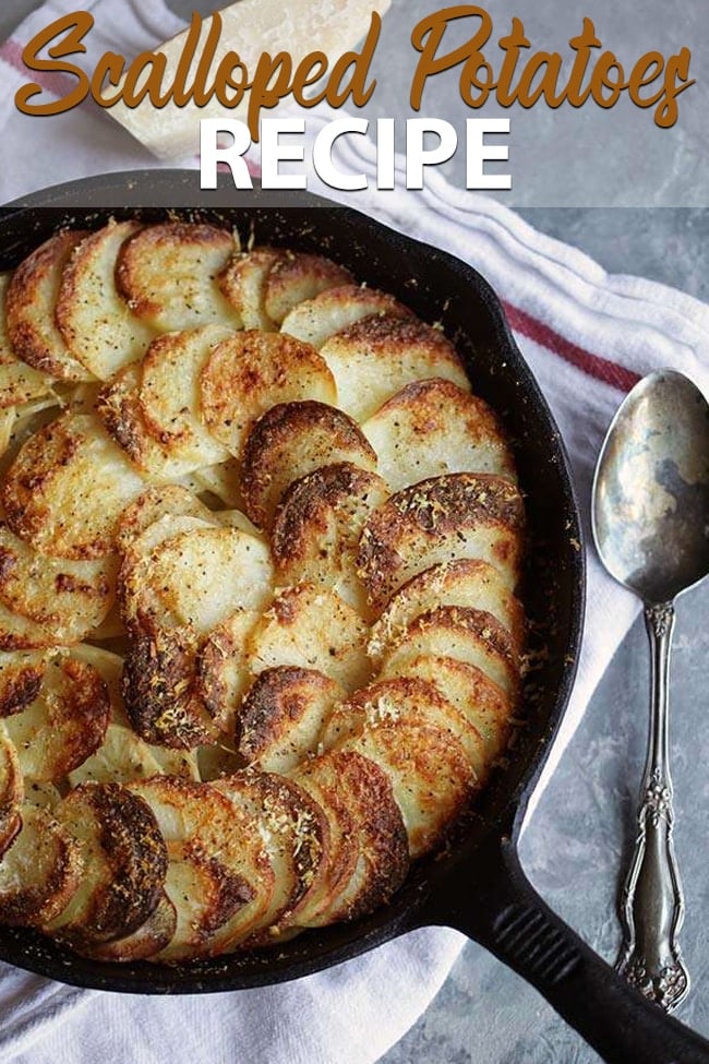 Scalloped Potatoes Recipe with Parmesan Cheese - Chef Billy Parisi