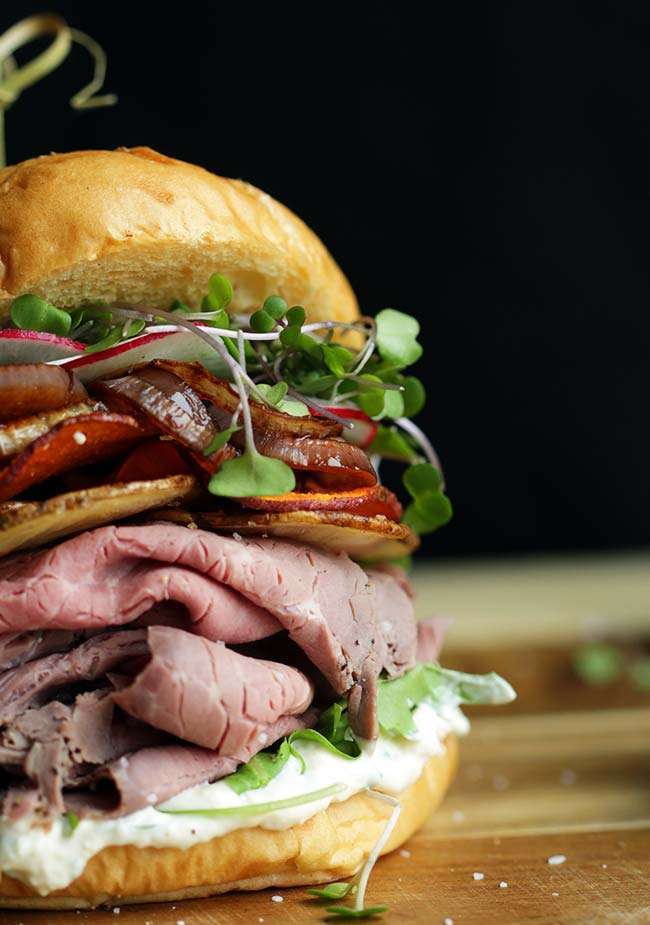 Roast Beef Sandwich Recipe With Horseradish Cream Chef Billy Parisi