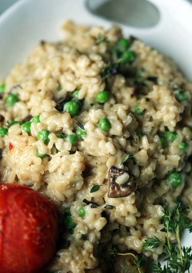 Truffle Butter Risotto Recipe with Roast Chicken and Herbs Chef Billy