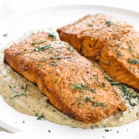 pan seared salmon