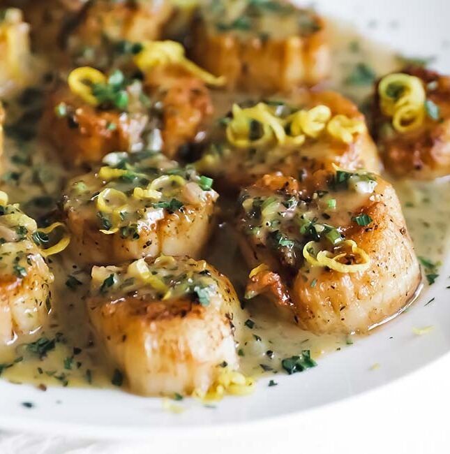 Pan Seared Sea Scallops Recipe Chef Billy Parisi