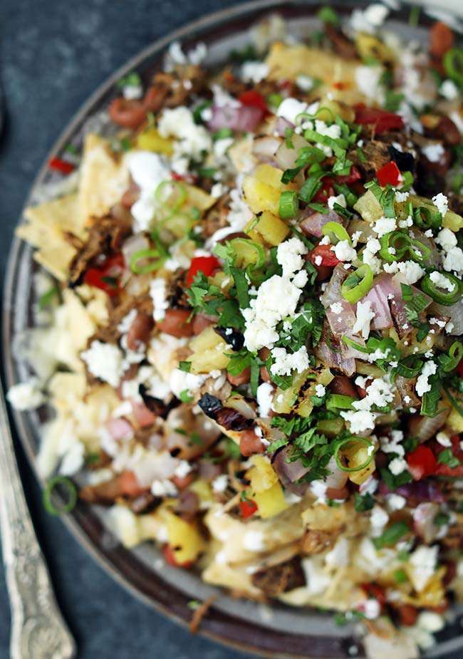 Carnitas Al Pastor Nachos Recipe with Pico de Gallo