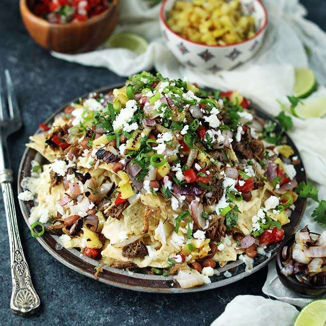 Carnitas Al Pastor Nachos Recipe with Pico de Gallo