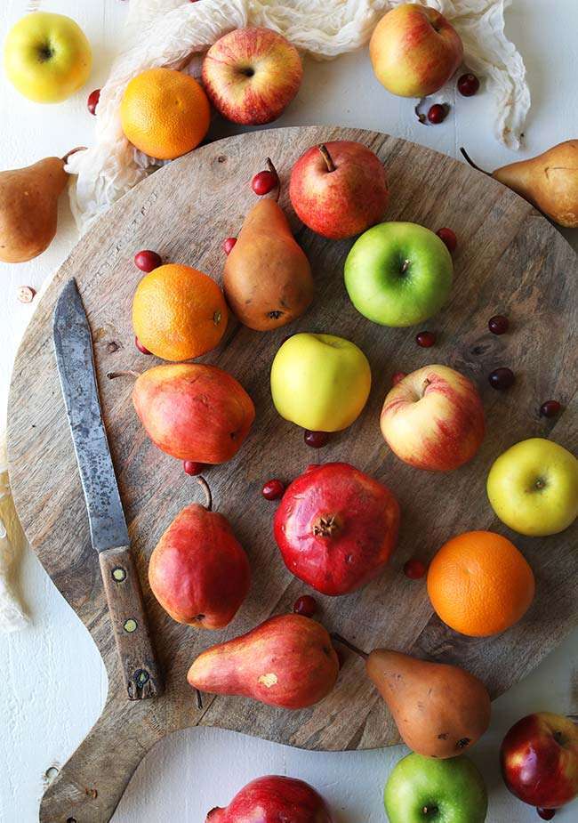 fruit for a fall sangria recipe