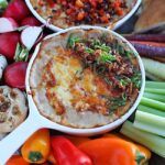 two bean dip platters