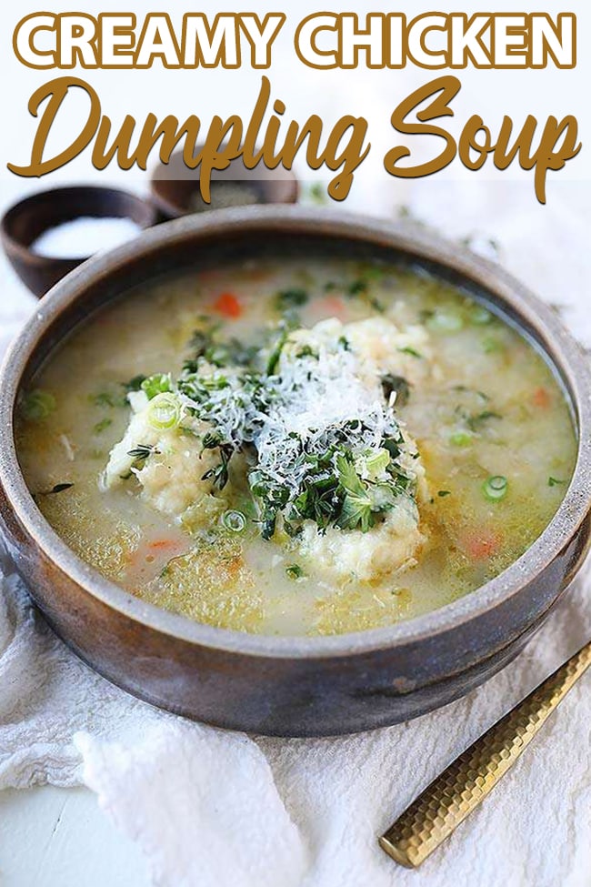 Creamy Chicken Dumpling Soup Recipe Chef Billy Parisi