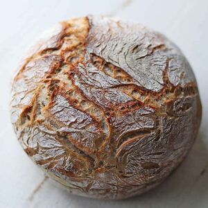 loaf of artisan bread