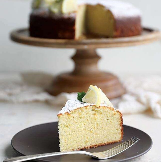 Ricotta Olive Oil Cake Recipe with Lemon and Almonds Chef Billy Parisi