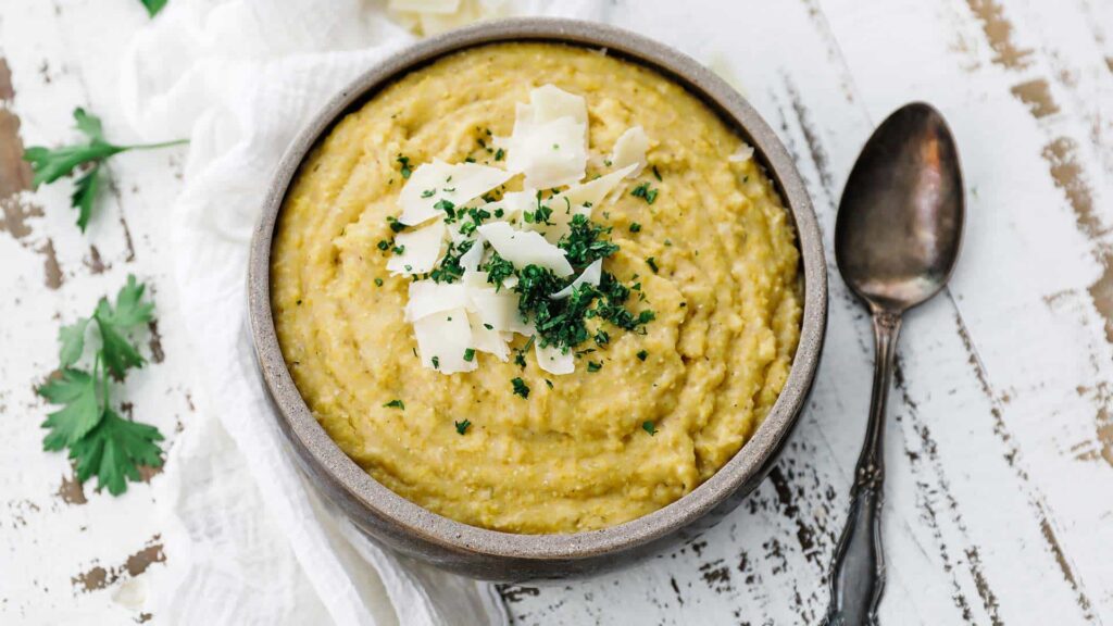 Creamy Polenta Recipe with Parmesan Cheese Chef Billy Parisi