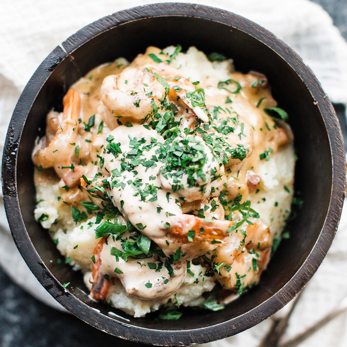 Creamy Shrimp and Grits Recipe Chef Billy Parisi