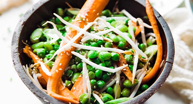 sautéed vegetables in a bowl