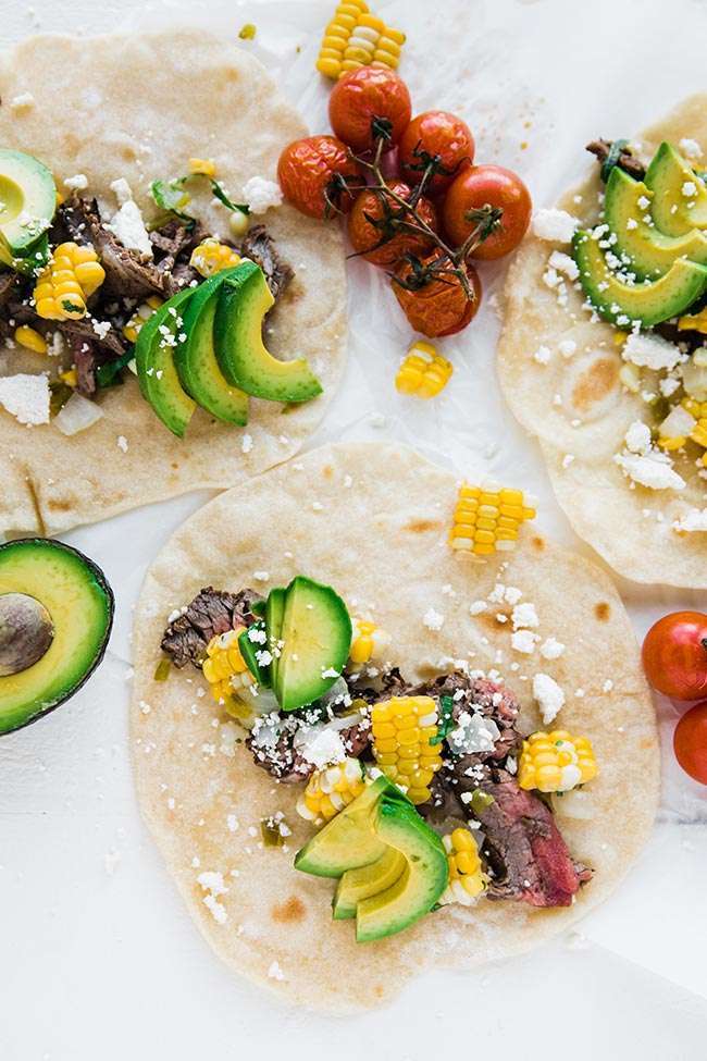 Carne Asada Steak Fajitas Recipe with Homemade Flour Tortillas Chef Billy Parisi