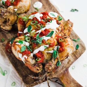 rotisserie chicken bravas