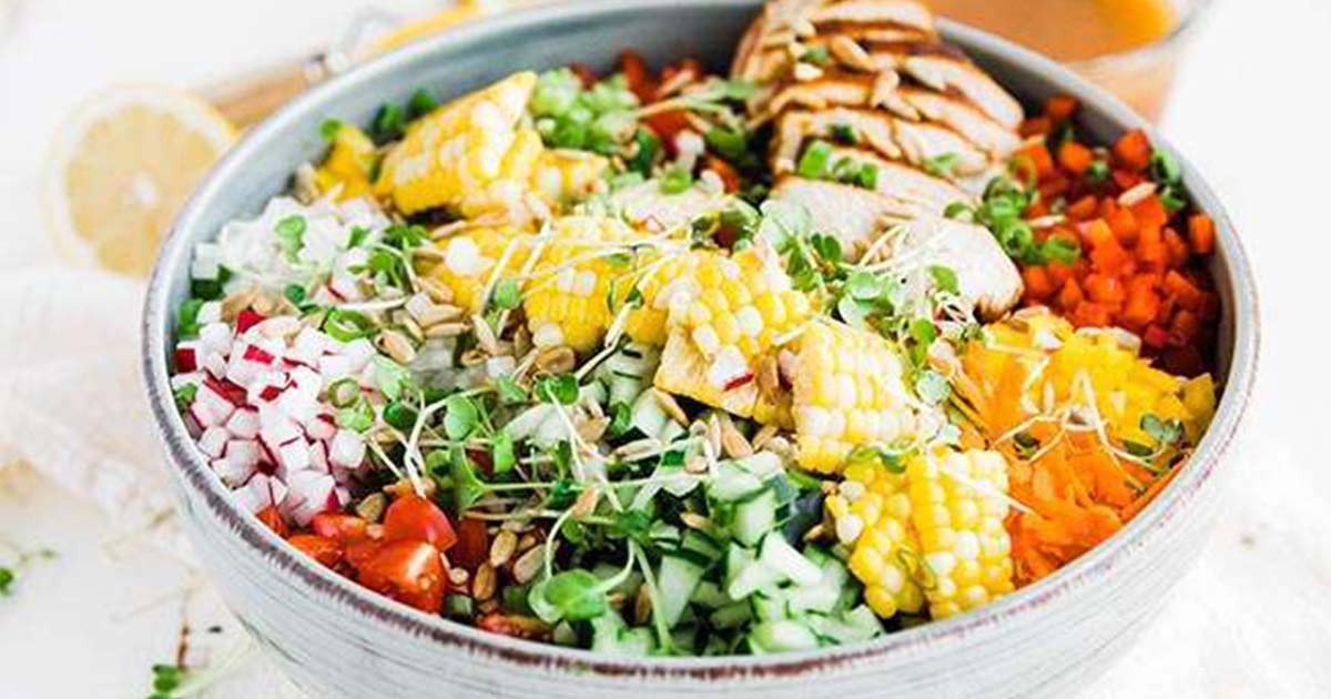 Lemon Chicken Chopped Salad Recipe