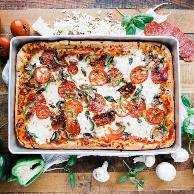 Sicilian Style Pizza - 1/2 Sheet